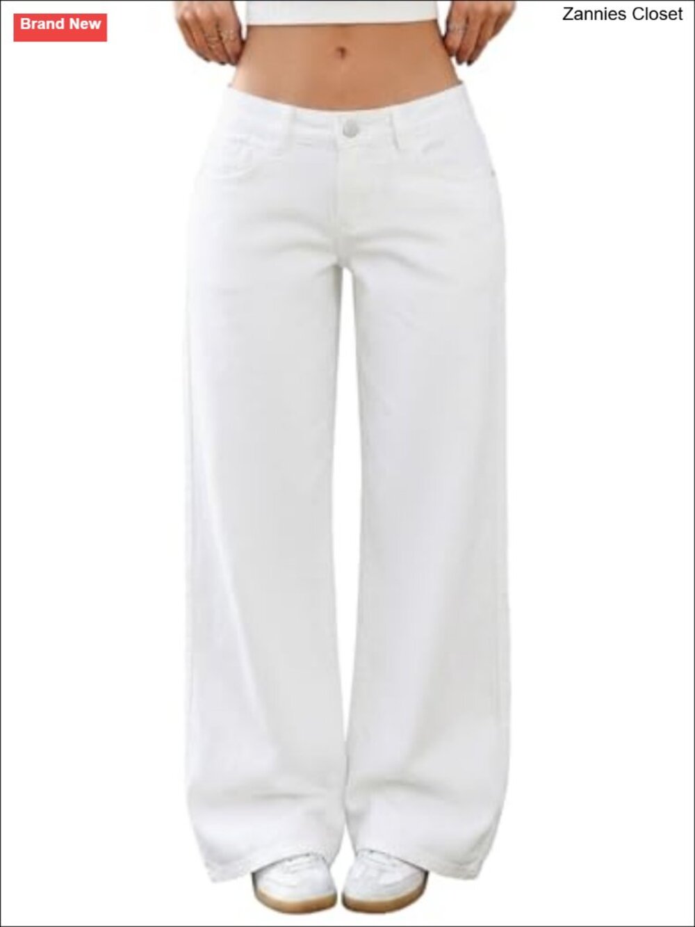 Low-Rise Baggy Jeans Wide Leg Denim Pants Y2k Loose Fit